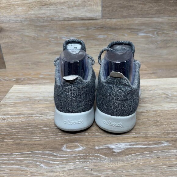 Allbirds Natural Grey Wool Runners Sneakers Women's Size 8 - Picture 3 of 7